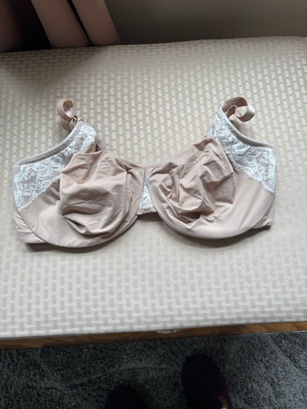 Olga Underwire-  Women Plus size Cloud Nine Minimizer Bra- Toasted Almond